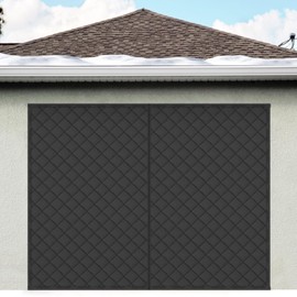Garage Door Insulation Kit 1 Car Garage Door Screen for Winter, 9x7ft Magnetic Thermal Insulated Garage Door Curtain Insulated Garage Door Covers for Insulation Windproof Soundproof
