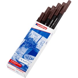 edding 1255 0.2 mm Calligraphy Pen - Dark Brown (Pack of 10)
