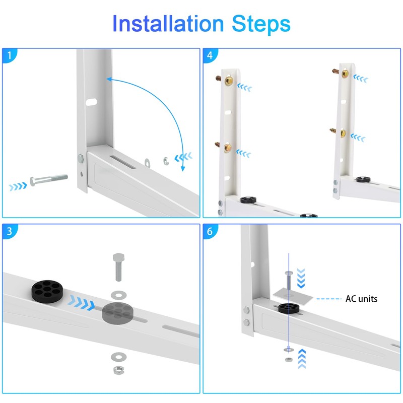 REHOYEE Mini Split Wall Mounting Bracket Heavy Duty Wall Mount