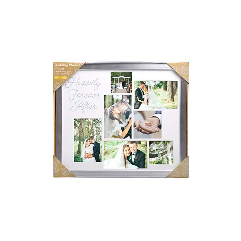 Kate & Milo Happily Forever After Collage Picture Wedding and