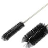 Pack of 2 pipe brushes, drain brush, hose brush, cleaning