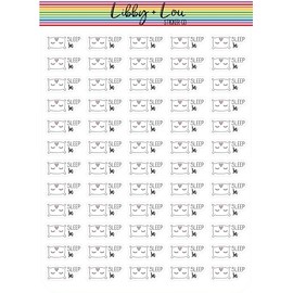 Sleep In Planner Stickers | Libby and Lou Sticker Co