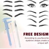 Kit De Mapeo De Cejas, 4 Rotuladores De Microblading Con