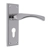 Carlisle Brass Serozzetta Venti Lever On Backplate - Euro 47.5mm