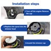 ZAMDOE Spool Cap Cover for Ryobi One+ 18V, 24V, 40V