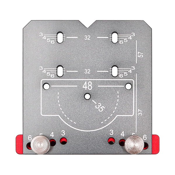 CENPEK Door Hinge Jig Adjustable Distance Between Hinge Hole Edges