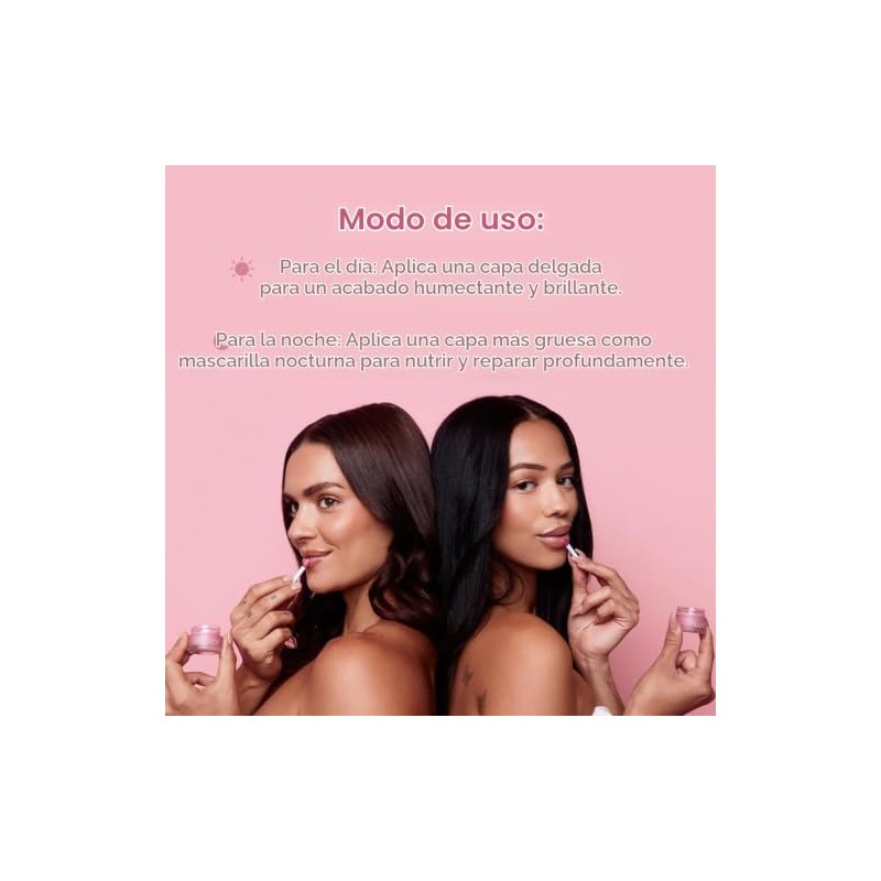 Palladio Mascarilla Labial Nocturna Hidratación Intensa Manteca de Karité y
