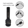 JEUCLEL 12mm Hex Impact Bit Socket, H12 1/2-Inch Impact Drive