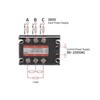 3 Phase Solid State Relay 40A LED Indicator Transparent Cover