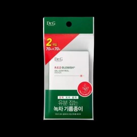 Dr. Jirai 닥터지 레드 블레미쉬 오일 컨트롤 페이퍼 (70매 x 2개입) Dr. Jart+ Red Blemish Oil Control Paper (70 sheets x 2 packs)
