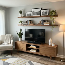 LEOPO Black 20 Pack-10 inch Floating Shelf Bracket, Concealed Shelf Support,Hidden Brackets for Floating Wood Shelves