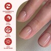 Pink Press On Nails, Short Coffin False Nails With Glue