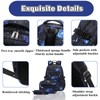 Mildame Galaxy Backpack for Boys with Lunch Box Set, 3Pcs