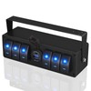 Joinfworld 6 Gang Rocker Switch Box Waterproof 12V SPST ON/Off