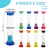 WOPPLXY 48 Pcs 2 Minute Sand Timer, Colorful Hourglass Sand
