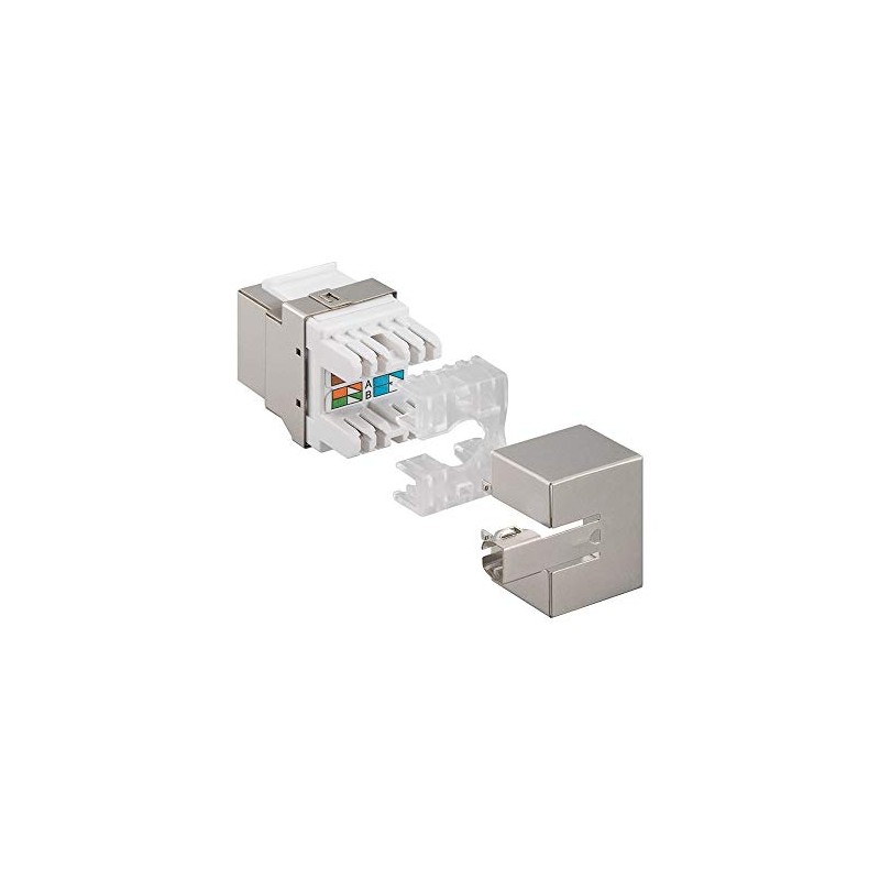 Goobay 95901 Keystone Modul RJ45 Buchse 90 Grad / CAT