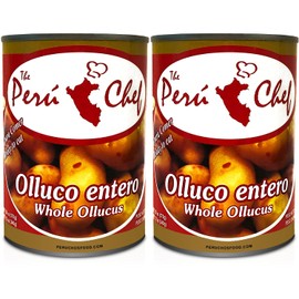 Peruchef Olluco Entero en Lata | Whole Ollucus from Peru 20 oz Can 2 Pack