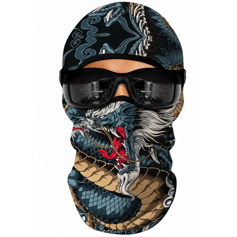 Breathable Full Face Balaclava Mask for Motorcycle Riding – Lightweight