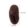 Electric Heated Slippers Temperature Adjustable Winter Soft Plush Heating Shoes