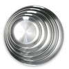 Ciathelife Stainless Steel Tableware Plates, Bowls, Cutlery, Dinnerware Set, Plates,
