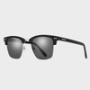 SIROKO - Bronx Metal Sunglasses - Black, Black, One Size,