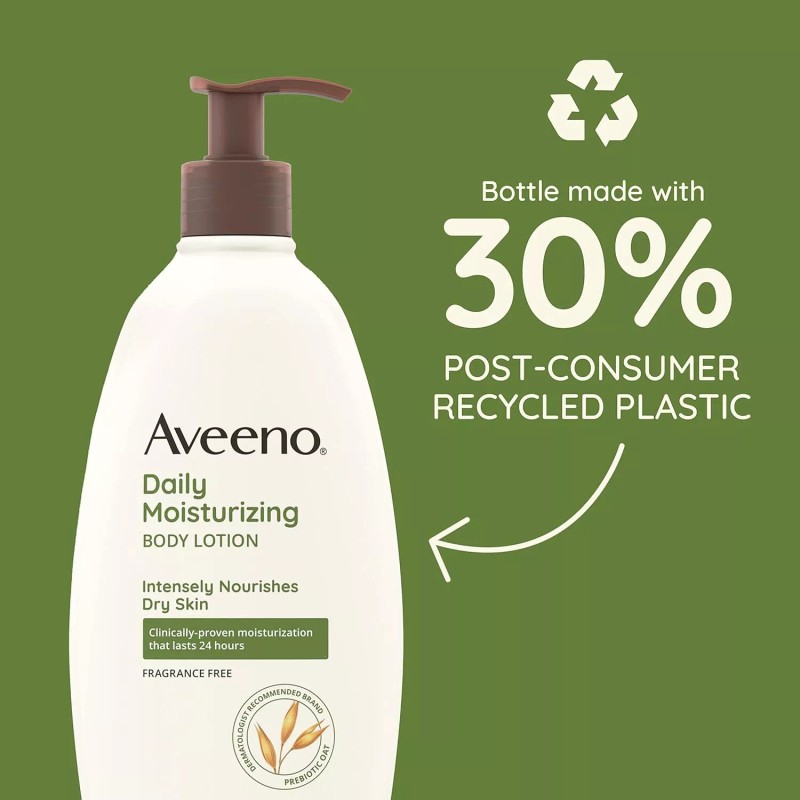 Aveeno Sheer Hydration Daily Moisturizing Fragrance-Free Lotion with Nourishing