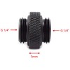 TOBEOME 4-Pack G1/4 inch 5mm Male to Male Connector with