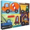 Stupell Industries Construction Trucks Set Canvas Wall Art, 24 x