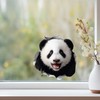 Panda Hole Wall Decal – 3D Cute Animal Sticker –