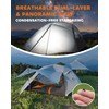 2 Person Backpacking Tent - 3 Season Waterproof Ultralight Compact，Aluminum