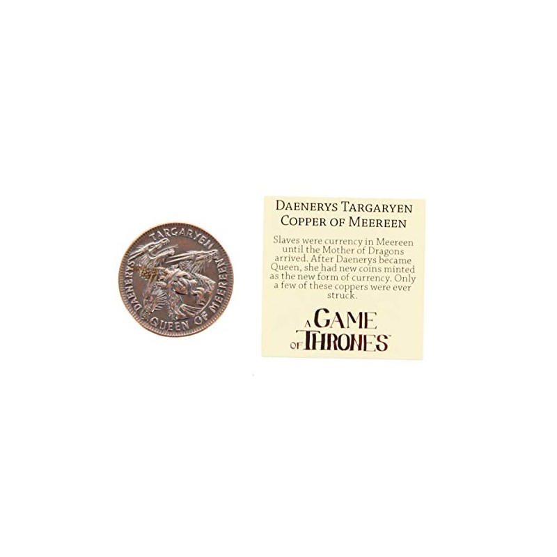 Game of Thrones Daenerys Targaryen Queen of Meereen Copper Coin