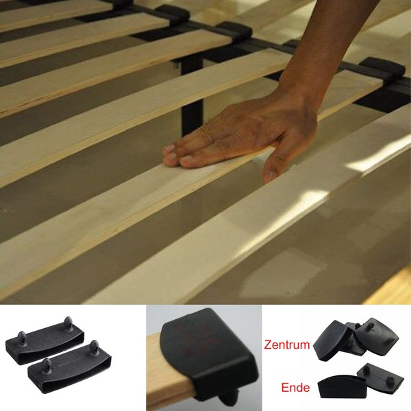 SmaUnicorn 54 mm, 20 pieces, slatted frame brackets, black, side