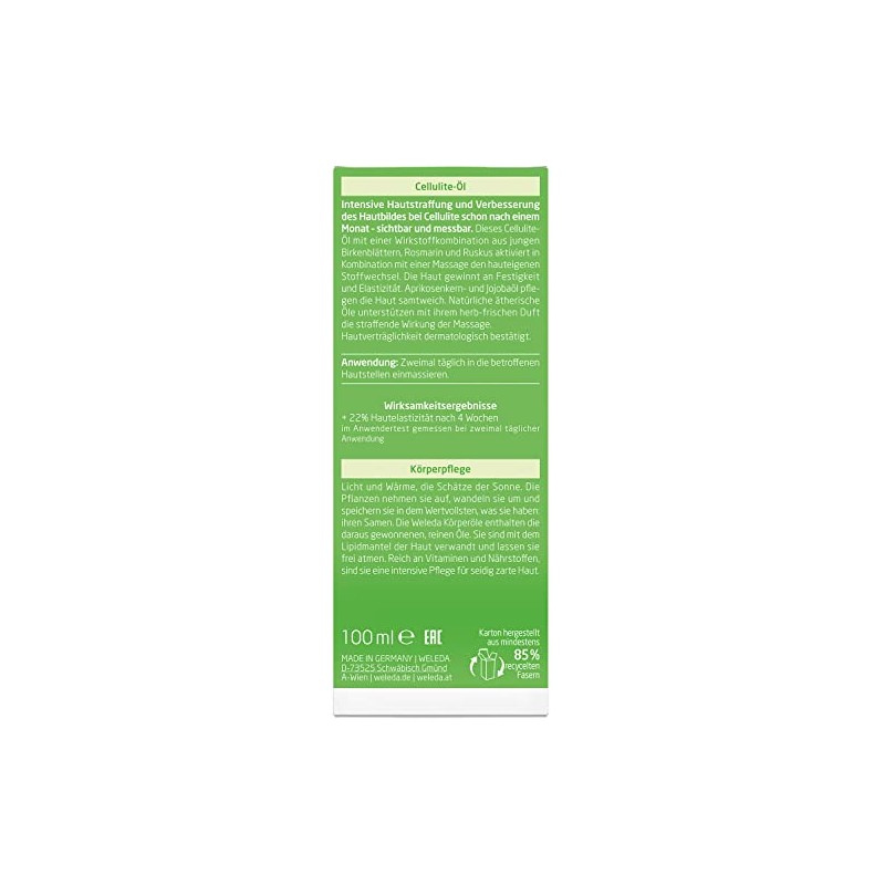 Weleda Birch Anti-cellulite Oil 100ml
