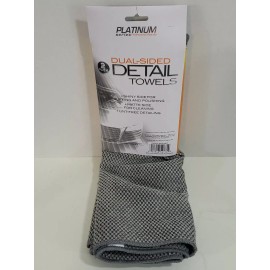 ProElite Pro Elite Platinum Dual-Sided Detail Towels (2 Pack) NEW