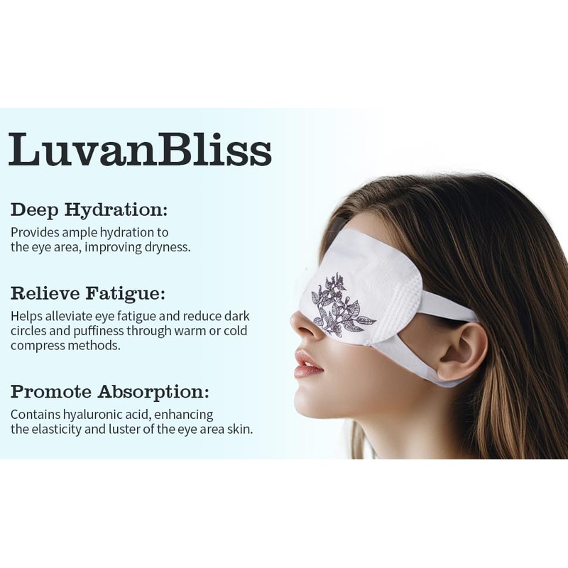 Luvanbliss Minty Chill Steam Eye Mask