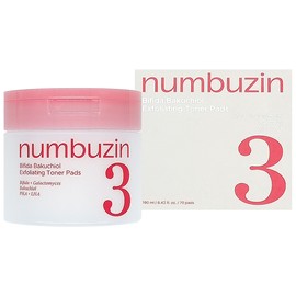넘버즈인 Keep your pores tight with Care Numbers No. 3 Pore Zero Cleansing Pads (70 sheets) / 모공은 쫀쫀하게 케어 넘버즈인 3번 모공제로 화잘먹 패드 70매
