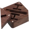 TOVINANNA Wood Cufflinks Box for Men Elegant Jewelry Organizer Travel