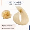 MY-LADY Bleach Blonde Keratin Bond Hair Extensions U Tip Pre