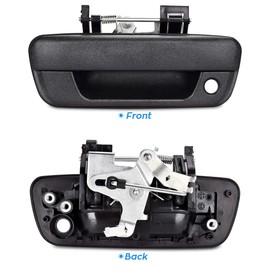 FAERSI - Manija exterior para puerta trasera con textura trasera para 2004, 2005, 2006, 2007, 2008, 2009, 2010, 2011, 2012, Colorado GMC Canyon 2006, 2007, 2008, Isuzu i-290 i-370 i-i 88