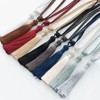 2 Pack Long Tassel Curtain Tiebacks Handmade Braided Rope Knot