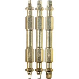 Makita B-49600 Impact Gold 3 Pc. Assorted (2-1/2") Square Double-Ended Power Bits