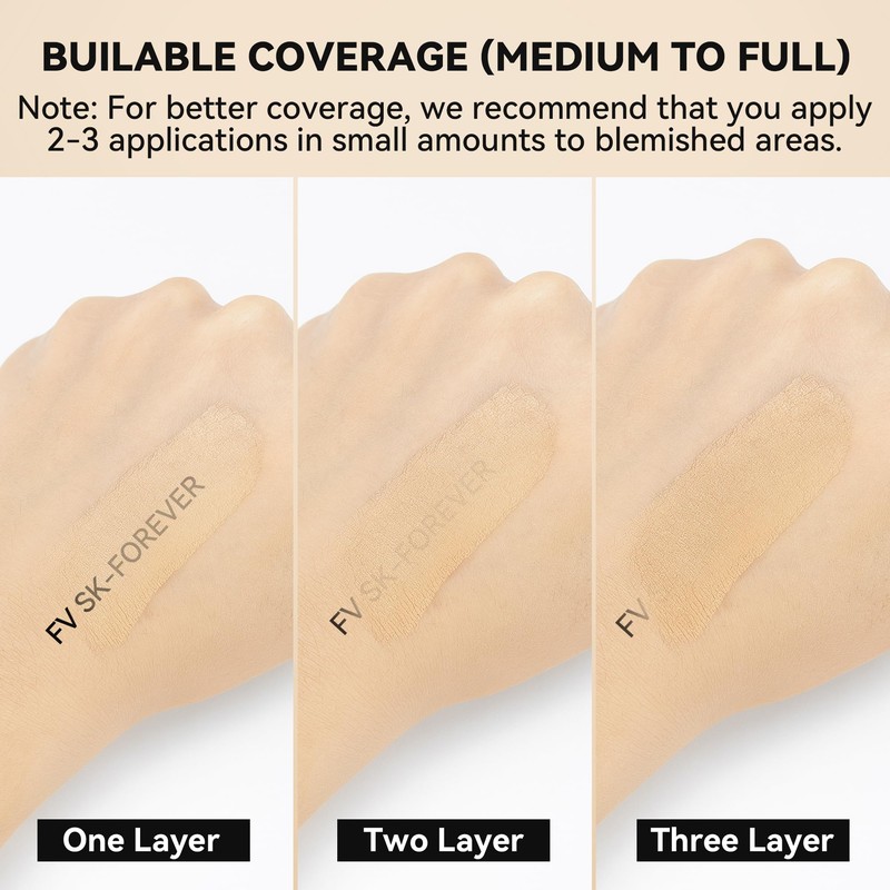 FV Matte Waterproof Foundation-Longwear Transfer-Proof, with Medium to Full Coverage,