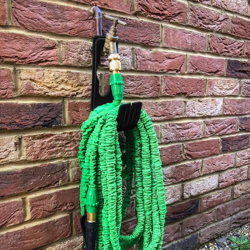 Relaxdays Hose Holder, Set of 4, for 30 m Hose,