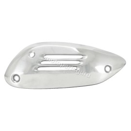 Vespa (Original OE) 1A011990 OEM Exhaust Heat Shield Chrome for Vespa GTS300 HPE Super Sport