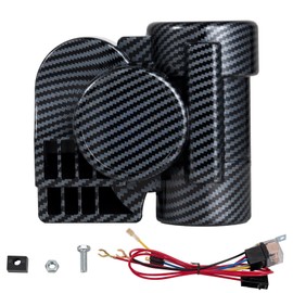 AOLIHAN Air Horns - 150DB Super Loud horn kit for Car, Motorcycle, Truck, Boat, & Pickup - 12V Train horn with Horn Cover,Compatible with motorbike