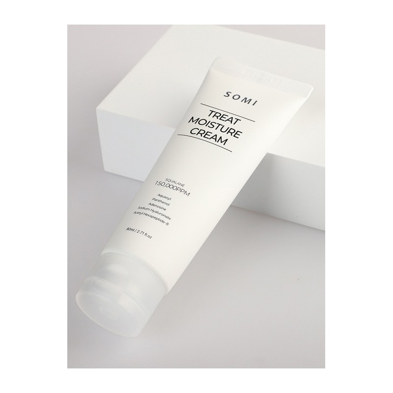 Treat Moisture Cream 80ml Squalane Low Molecular Hyaluronic Acid Moisture
