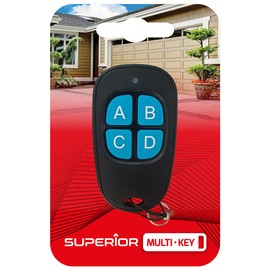 Superior Multi-Key Universal Remote Control with Four Channels Variable Frequency from 433.92 to 898 MHz Fixed Code