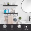 40cm Wall Mounted Storage Rack Wall Shelf Seasoning Organizer for