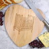 'Baby Crib' Wooden Heart Shaped Chopping/Cutting Board (WB00081027)