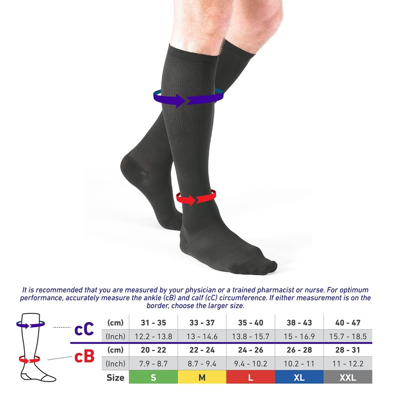 Neo G Therapeutic Compression Socks Men 20-30 mmhg knee high